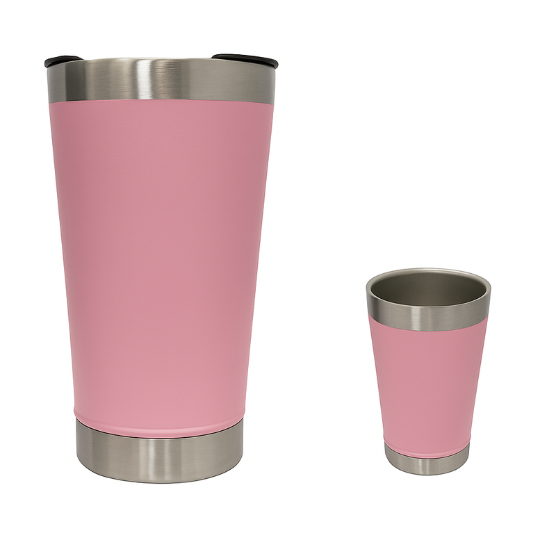 Copo Térmico de 473 ml — Para Bebidas Quentes ou Geladas, com Tampa e Abridor.