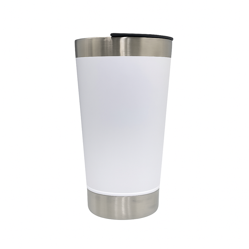 Copo Térmico de 473 ml — Para Bebidas Quentes ou Geladas, com Tampa e Abridor.