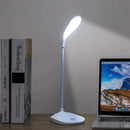 Luminária de Mesa LED para Leitura Portátil, recarregável via USB, com controle por toque e ajuste de brilho. Ideal para estudo, proteção dos olhos e iluminação de escritório ou quarto.