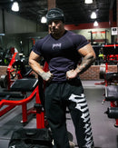 Camiseta masculina de manga curta – modelo 2025 para primavera e outono, estilo fitness, de secagem rápida, respirável, elástica e com ajuste justo ao corpo.