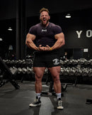 Camiseta masculina de manga curta – modelo 2025 para primavera e outono, estilo fitness, de secagem rápida, respirável, elástica e com ajuste justo ao corpo.